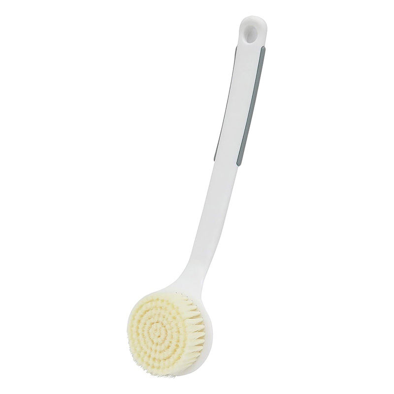 Bàn chải khô body, tẩy da chết, tắm massage toàn thân Towa 34cm (Lông mềm - Cán nhựa) thương hiệu TOWA