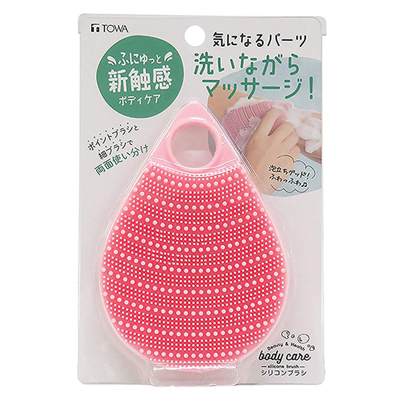Miếng tắm massage cơ thể silicon (Dùng được 2 mặt) thương hiệu TOWA