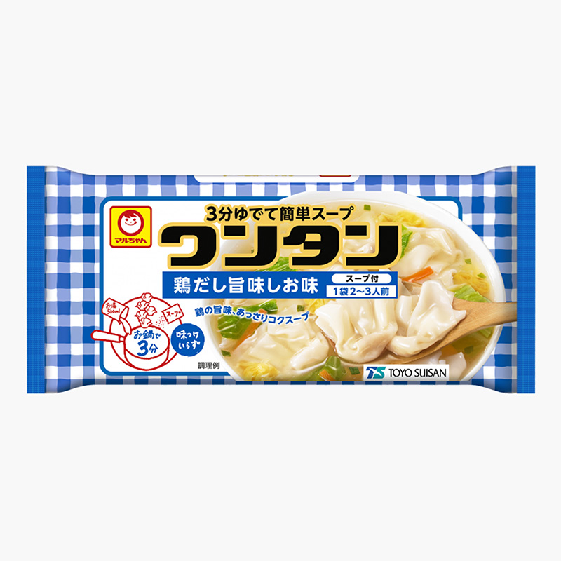 Hoành thánh ăn liền vị gà Toyo Suisan Maruchan 55g, chế biến nhanh chóng, chỉ cần 3 phút