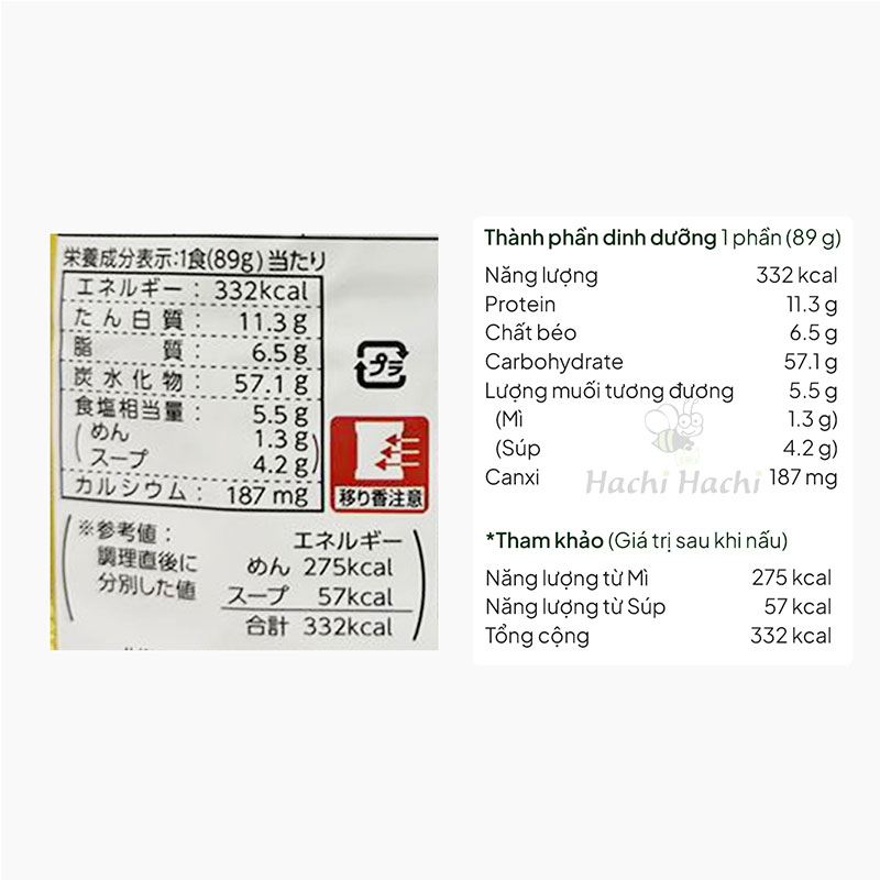 Mì không chiên Maruchan vị Tonkotsu xương hầm 445g (89gx5gói) thương hiệu TOYO SUISAN