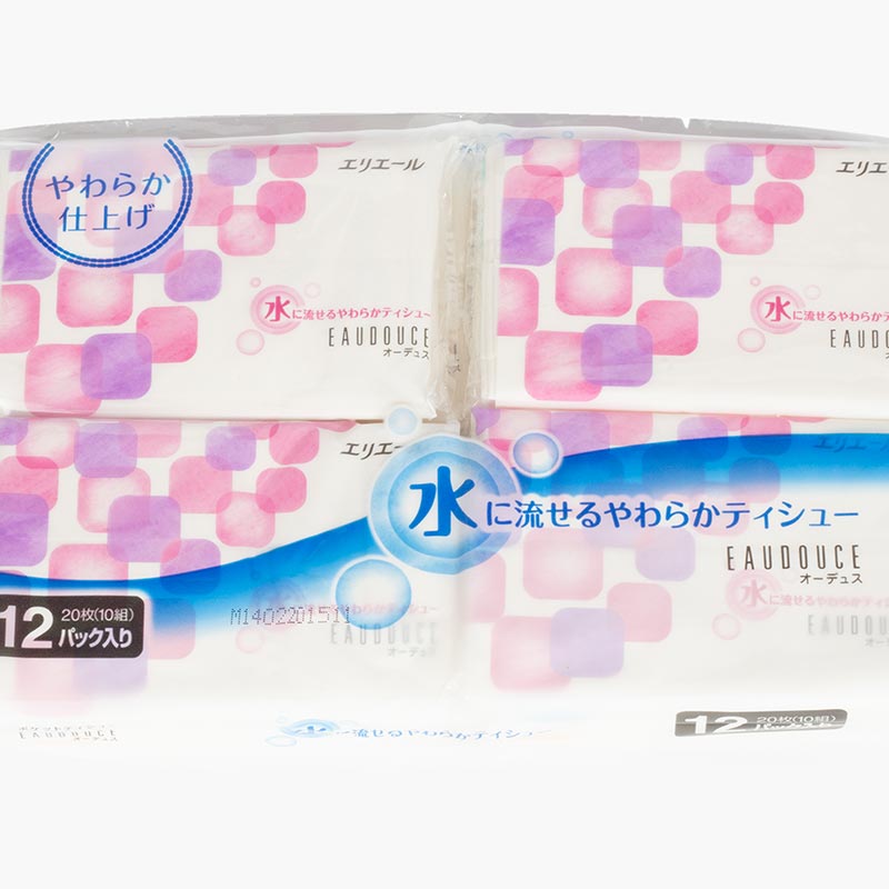 Khăn giấy bỏ túi Elleair 2 lớp (10 tờ x 12 gói) thương hiệu ELLEAIR
