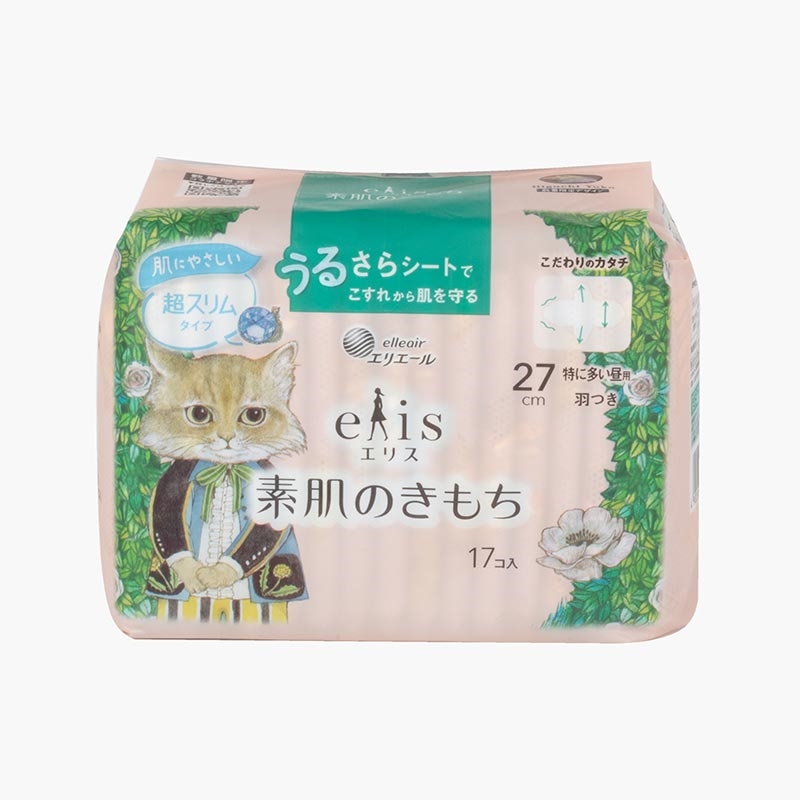 Băng vệ sinh siêu mỏng có cánh Elis 27cm 17 miếng (Nhiều mẫu)-Giao mẫu ngẫu nhiên thương hiệu ELLEAIR