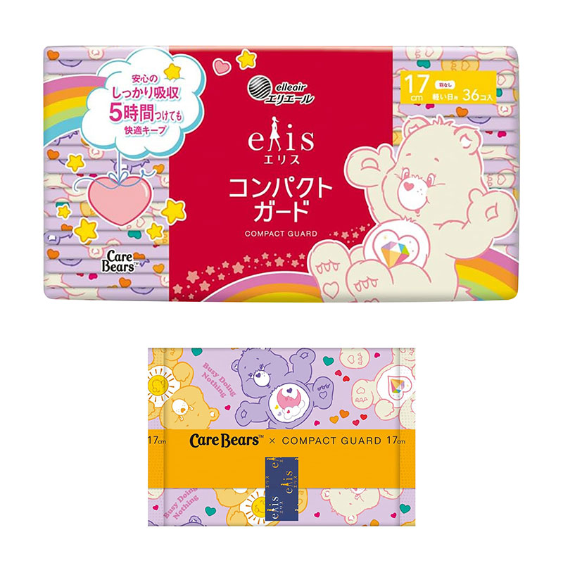 Băng vệ sinh siêu mỏng không cánh Elis Compact 17cm 36 miếng (Nhiều mẫu)-Giao mẫu ngẫu nhiên