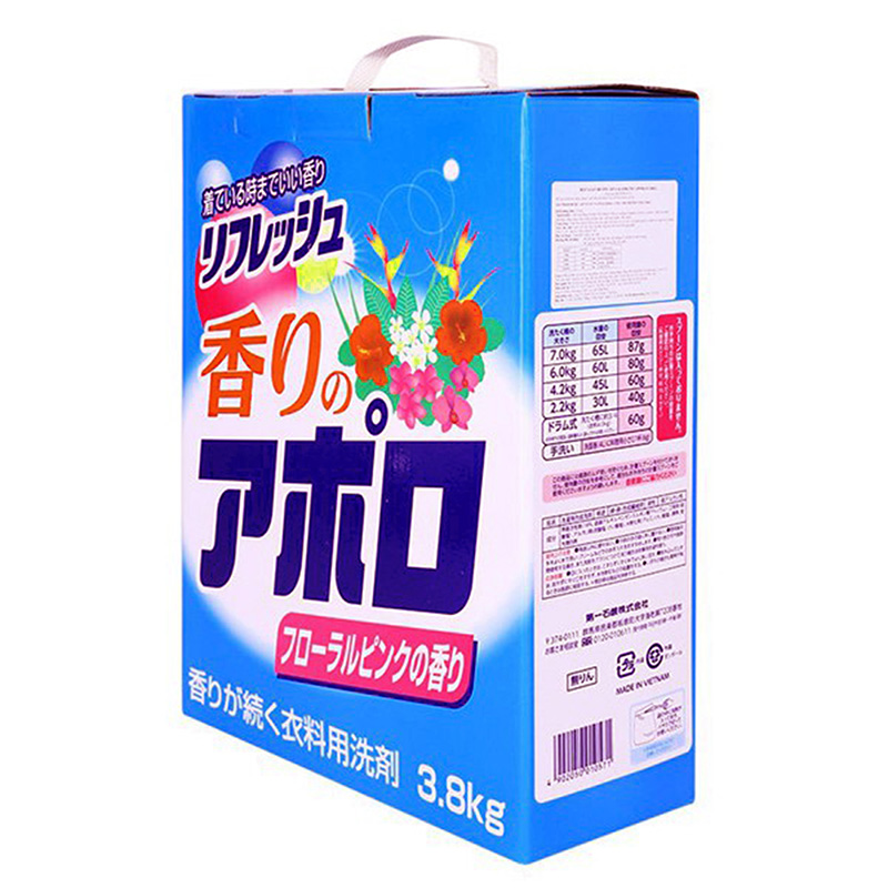 Bột giặt hương hoa Kaori No Appolo 3.8kg  thương hiệu TOYOTA TSUSHO
