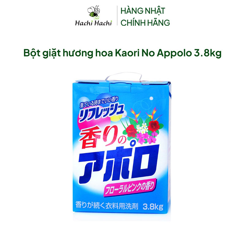 Bột giặt hương hoa Kaori No Appolo 3.8kg  thương hiệu TOYOTA TSUSHO