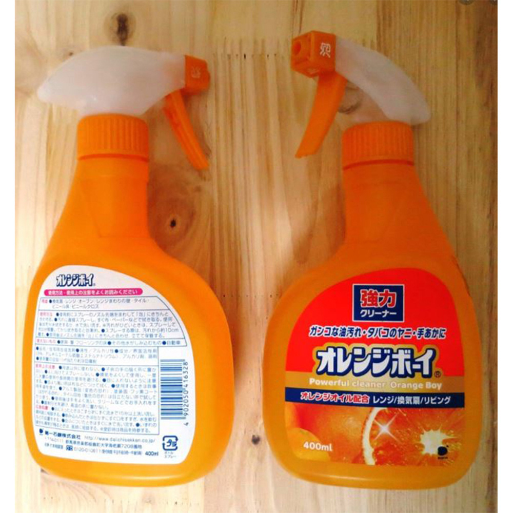 Chất tẩy rửa vết bẩn nhà bếp, phòng khách 400ml Loại cực mạnh (Hương cam) thương hiệu DAIICHI SEKKEN