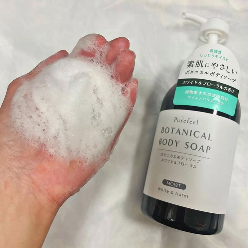 Sữa tắm Nhật Bản thảo mộc dưỡng ẩm Purefeel Botanical hương hoa trắng 450ml thương hiệu DAIICHI SEKKEN
