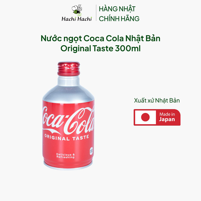 Nước ngọt Coca Cola Nhật Bản Original Taste 300ml thương hiệu COCA COLA