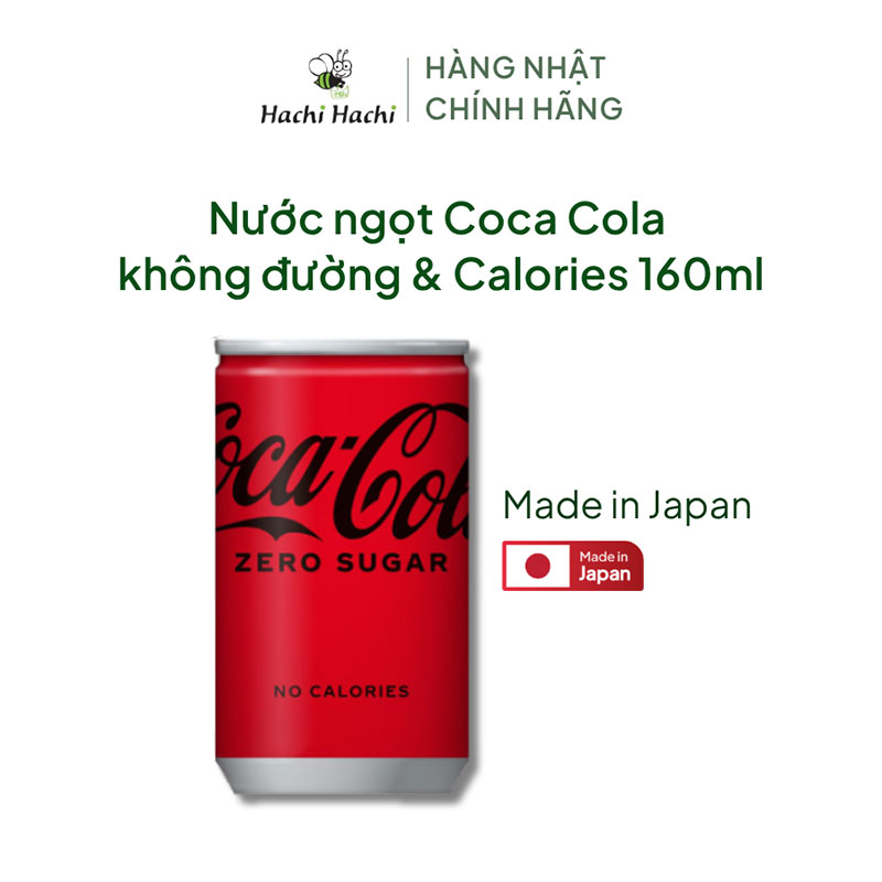 Nước ngọt Coca Cola không đường & Calories 160ml thương hiệu COCA COLA