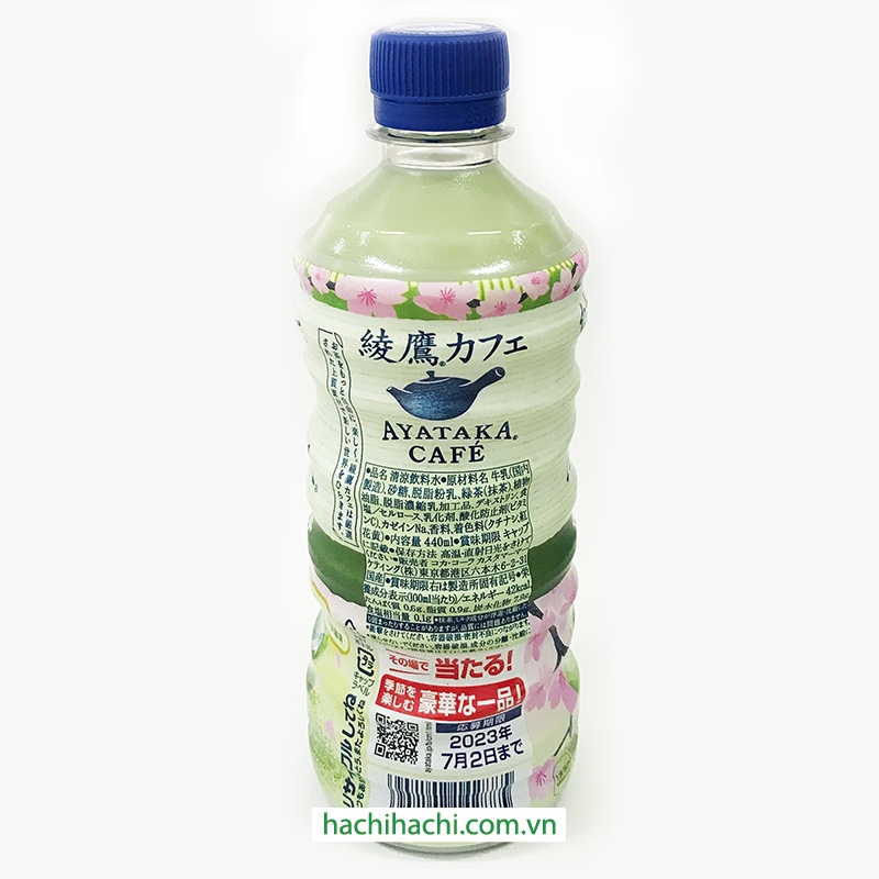 Trà sữa Matcha Latte Ayataka 440ml thương hiệu COCA COLA
