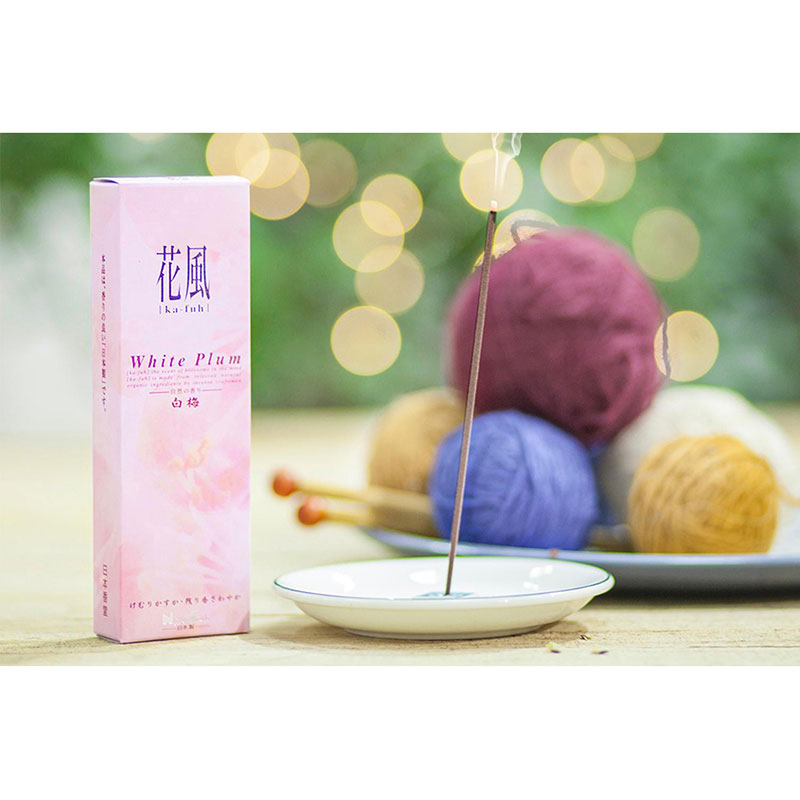 Nhang thơm Kafuh 120 que (57g) Hương Hoa mận trắng thương hiệu NIPPON KODO