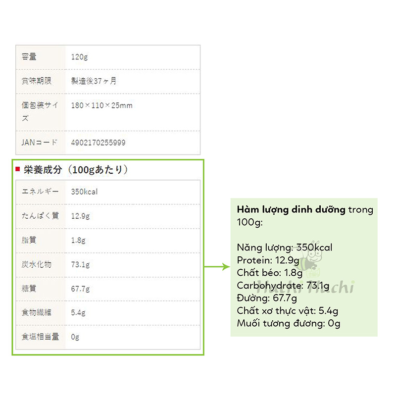 Nui hình hoa và mèo Nhật Bản Nippn 120g thương hiệu NIPPN SEIFUN