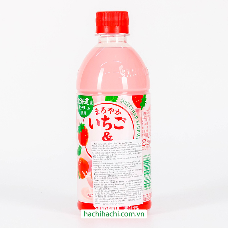Sữa Sangaria vị dâu tây 500ml thương hiệu SANGARIA