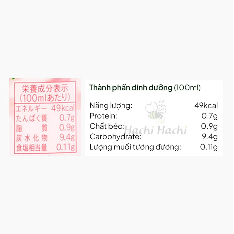 Sữa Nhật Bản Sangaria vị dâu tây 500ml thương hiệu SANGARIA