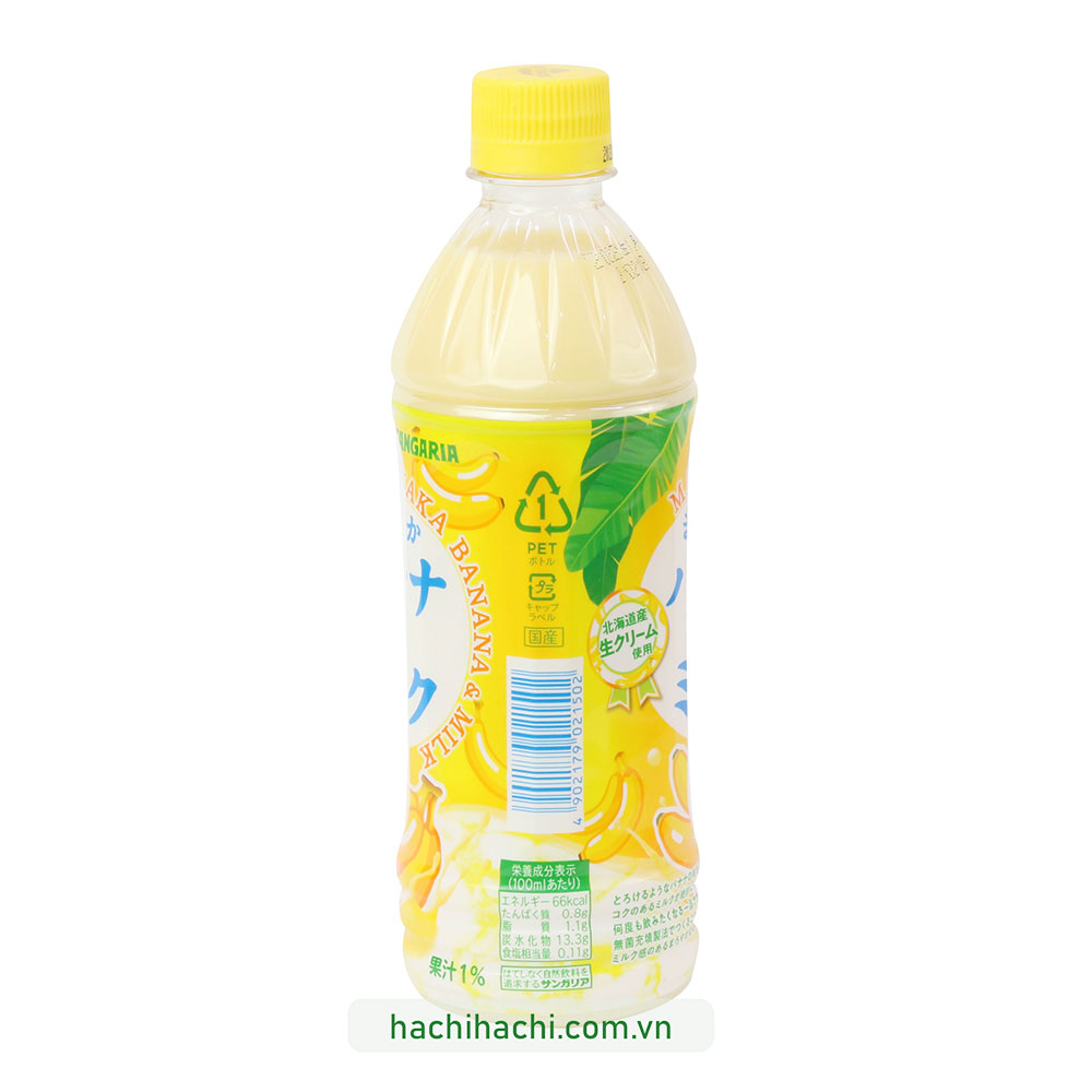 Sữa Sangaria vị chuối 500ml thương hiệu SANGARIA