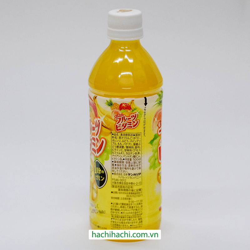TPBS: Nước ép trái cây Vitamin Sangaria 500ml thương hiệu SANGARIA