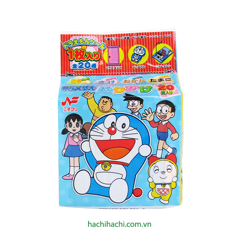 Gia vị rắc cơm Nichifuri 4 vị 44g (2.2gx20 gói), bổ sung Canxi