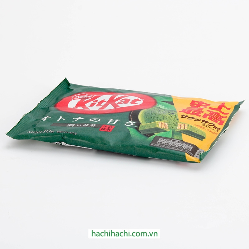 Bánh Kitkat Matcha trà xanh Nhật Bản 113g (11.3gx10 cái) thương hiệu KITKAT