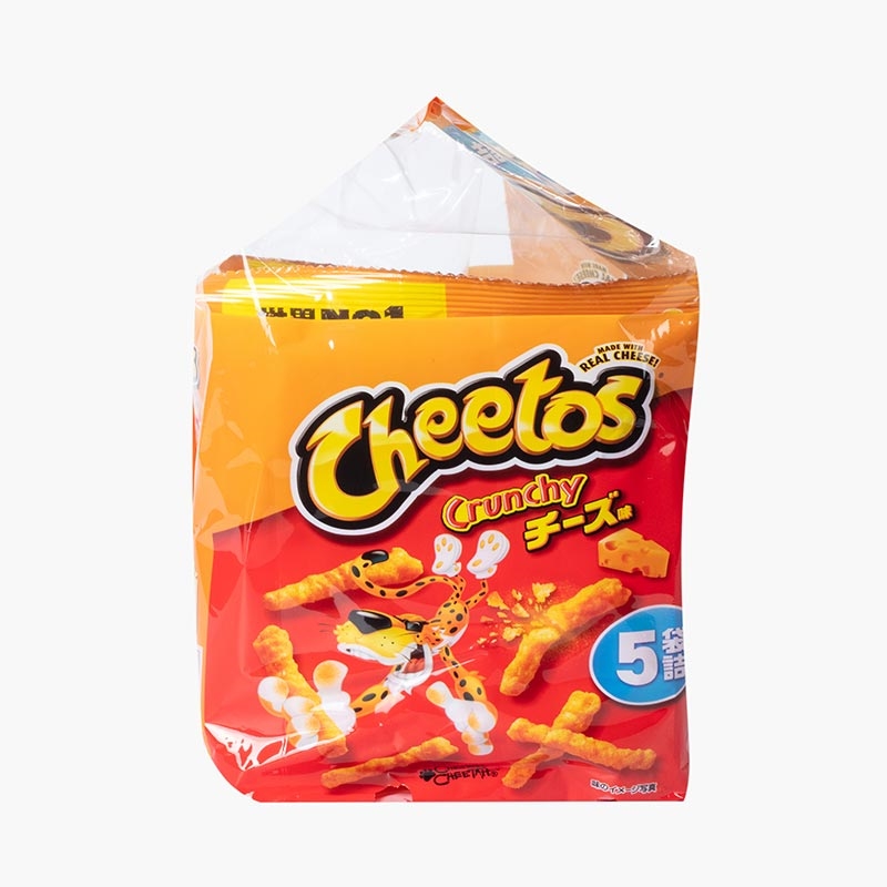 Snack vị phô mai Cheetos Nhật Bản 120g (24gx5 gói) thương hiệu 