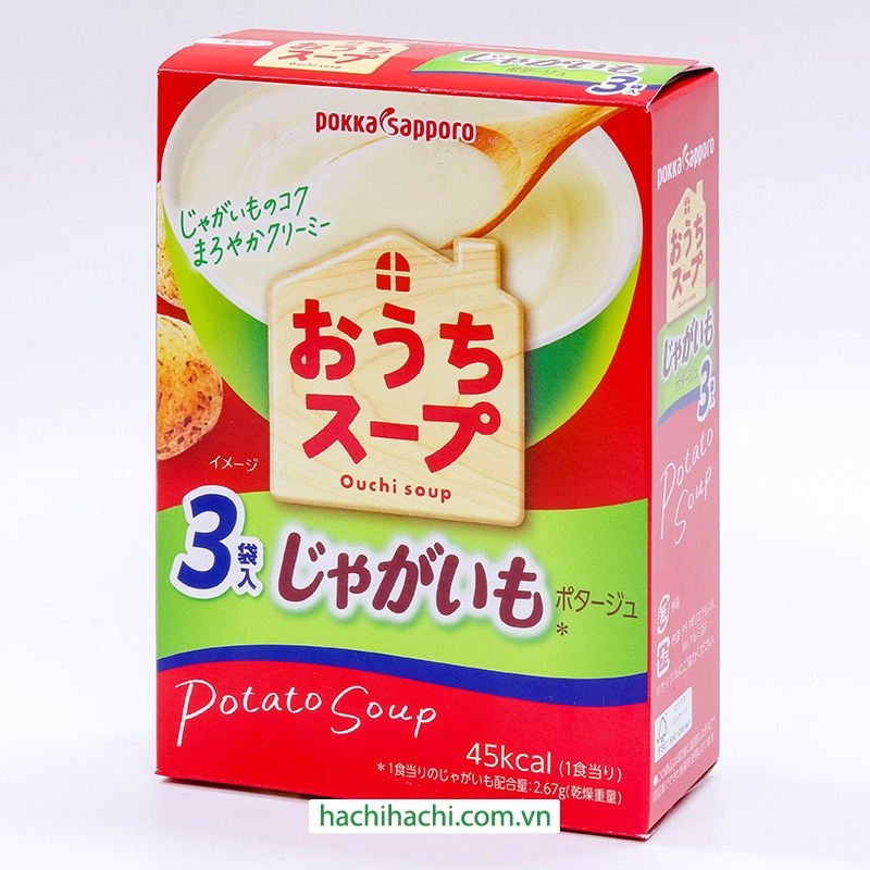 Súp khoai tây Pokka 36g (3 gói x 12g) thương hiệu 