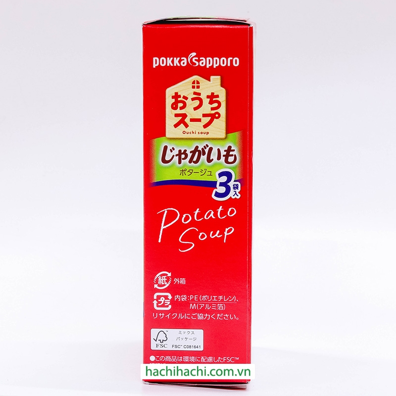 Súp khoai tây Pokka 36g (3 gói x 12g) thương hiệu 