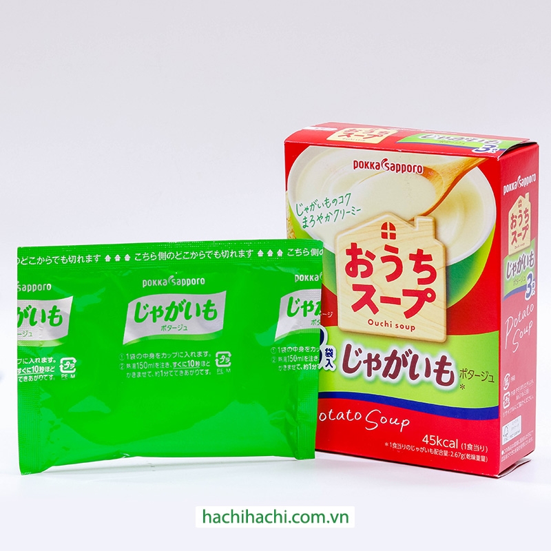 Súp khoai tây Pokka 36g (3 gói x 12g) thương hiệu 