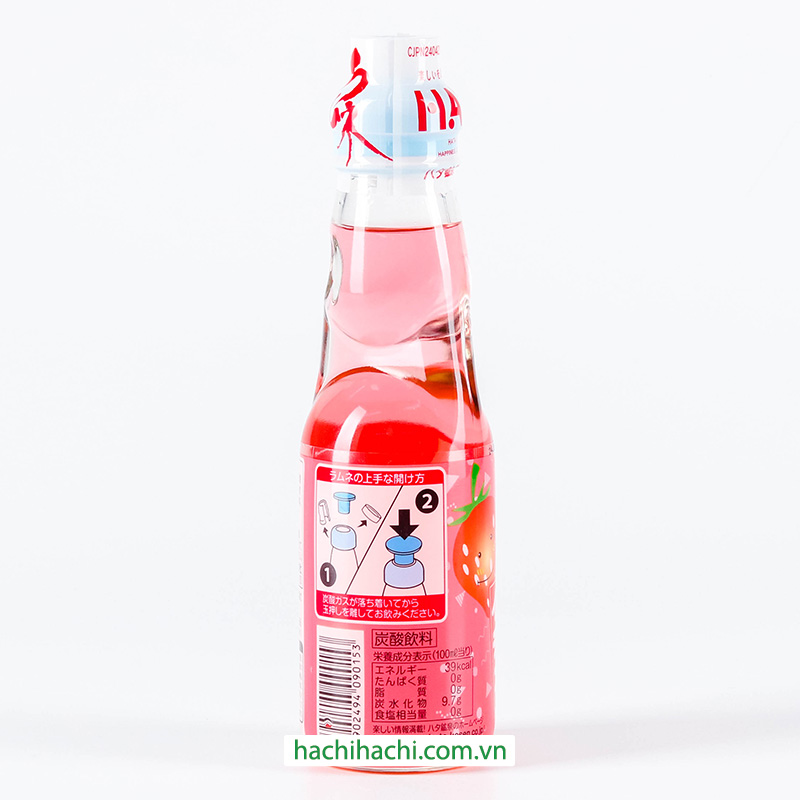 Soda hương dâu Ramune 200ml thương hiệu HATAKOSEN
