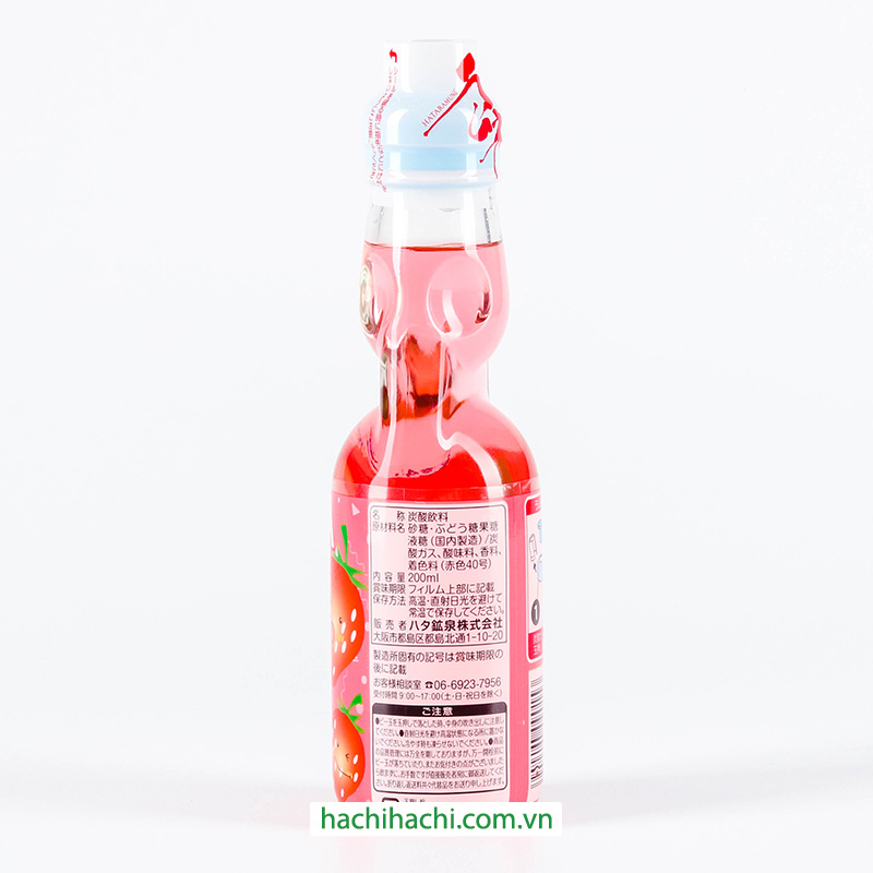 Soda hương dâu Ramune 200ml thương hiệu HATAKOSEN