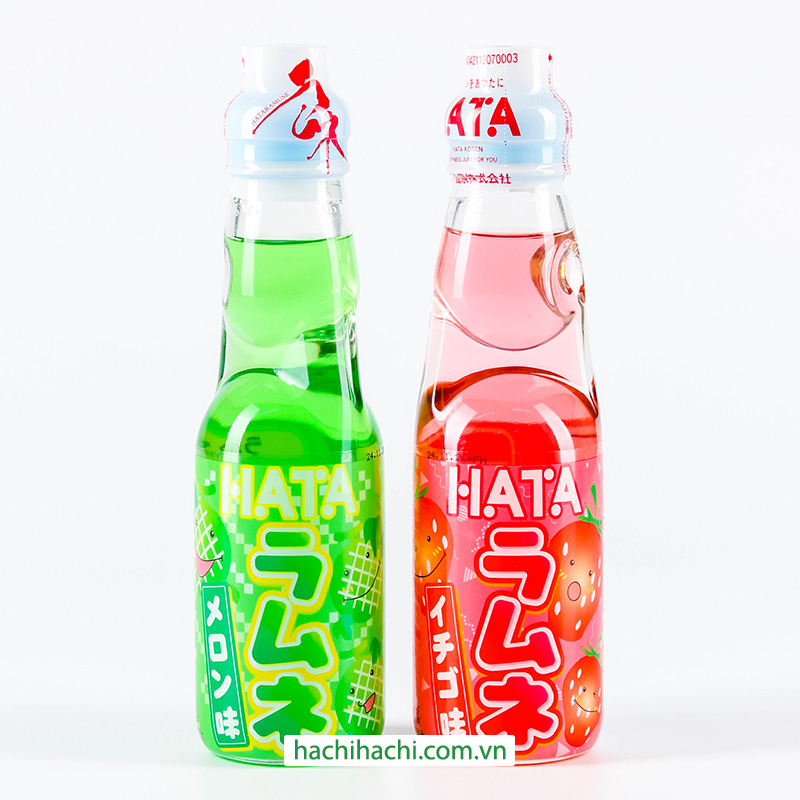 Soda hương dâu Ramune 200ml thương hiệu HATAKOSEN