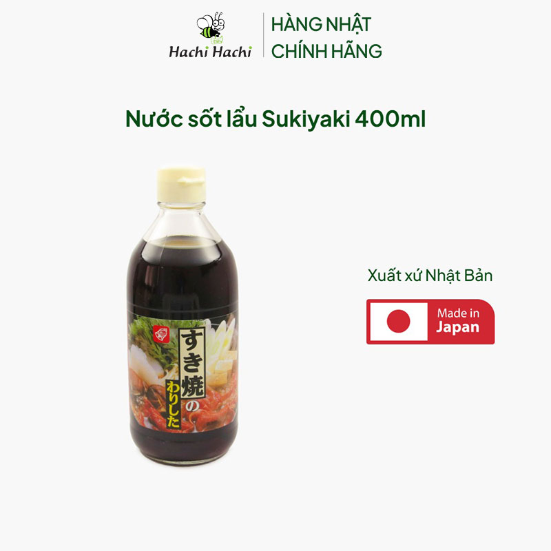 Nước sốt lẩu Sukiyaki 400ml thương hiệu BELL FOODS