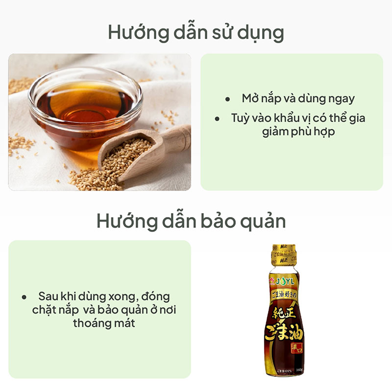 Dầu mè Ajinomoto 70g thương hiệu AJINOMOTO