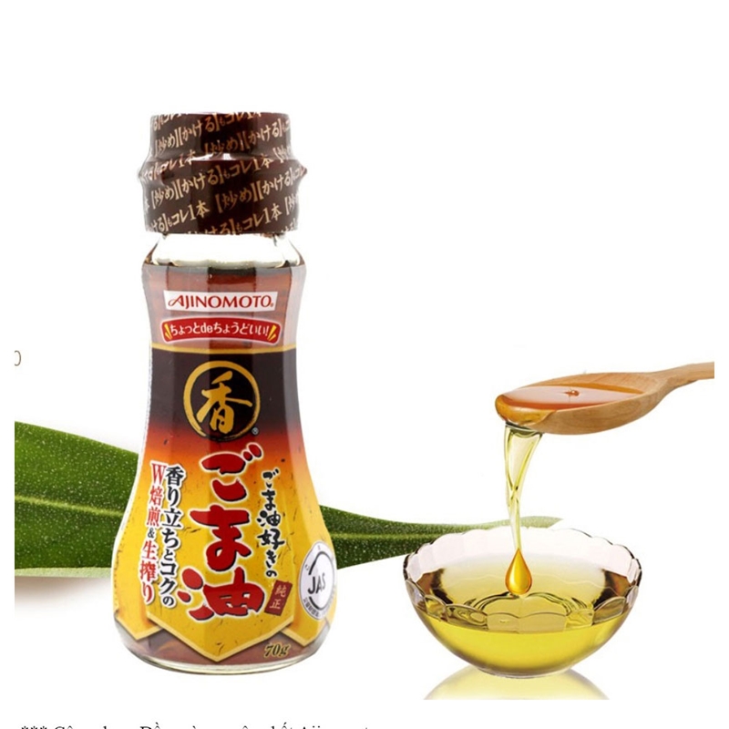 Dầu mè Ajinomoto 70g  thương hiệu AJINOMOTO