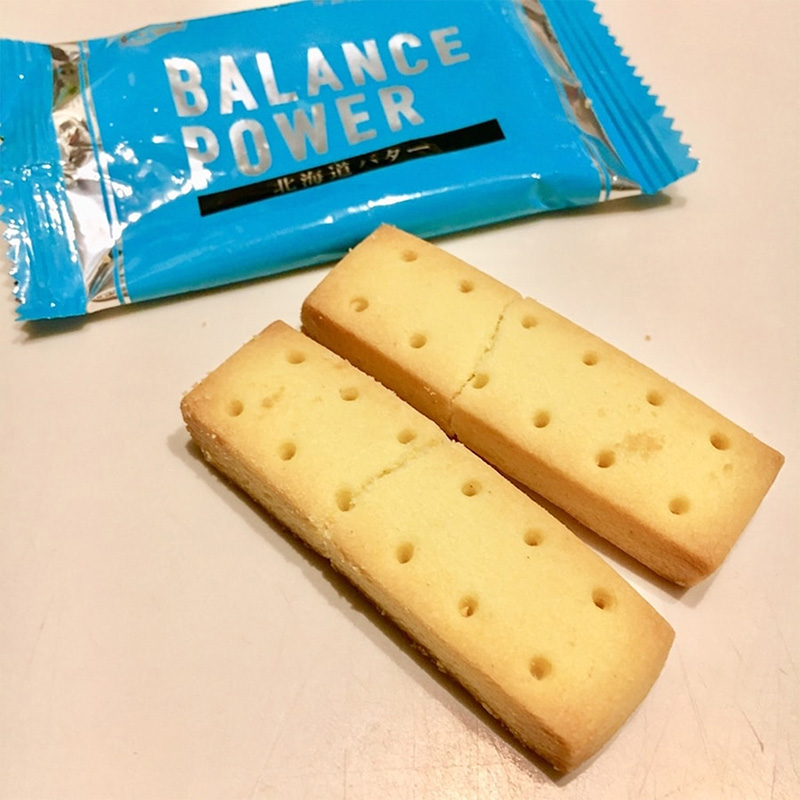 TPBS: Bánh BALANCE POWER vị bơ Hokkaido 64.8g (4 thanh), Bổ sung Canxi, Sắt, chất xơ thương hiệu HAMADA CONFECT