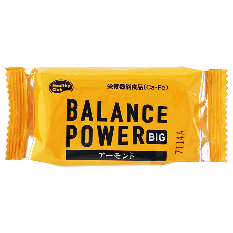 TPBS: Bánh BALANCE POWER vị hạnh nhân 63.2g (4 thanh), Bổ sung Canxi, Sắt, chất xơ thương hiệu HAMADA CONFECT