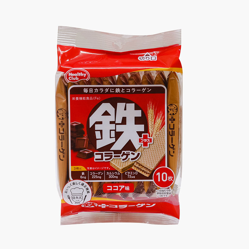 TPBS: Bánh xốp vị cacao bổ sung sắt, collagen 53g (10 cái)