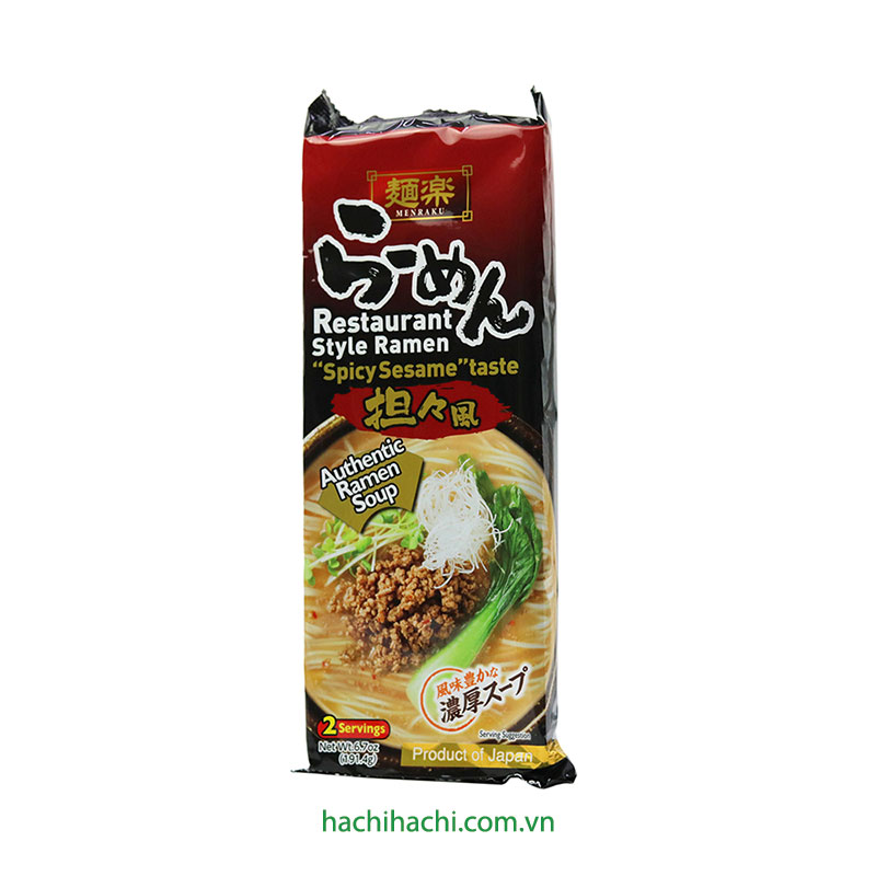 Mì Ramen không chiên vị mè cay Hikari Miso 191.4g (2 phần)