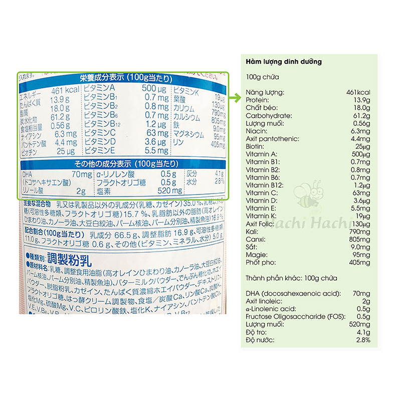 TPBS: Sữa Meiji Step cho bé từ 1-3 tuổi 800g thương hiệu MEIJI