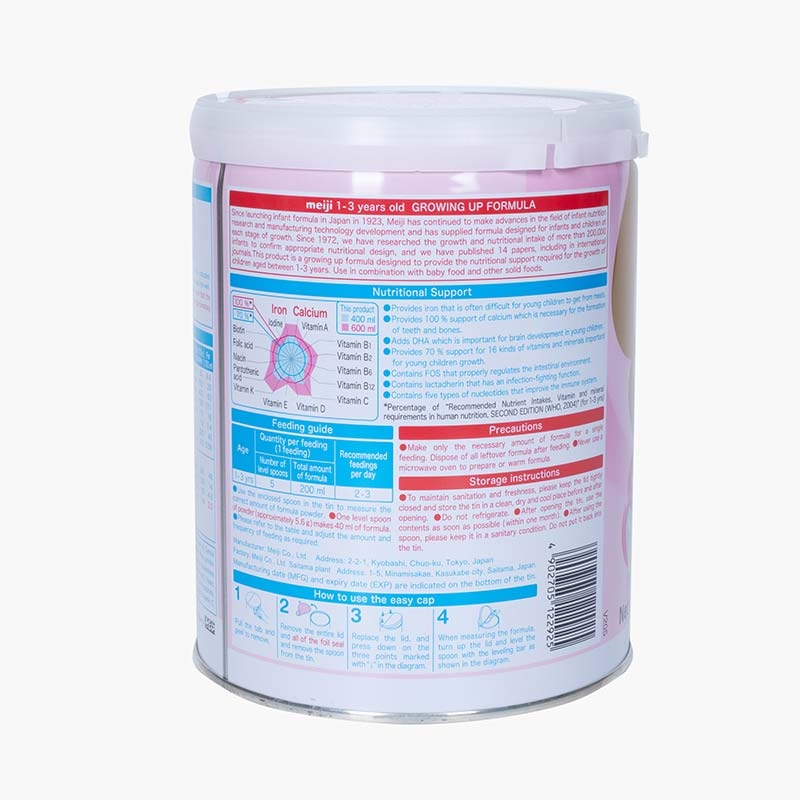 Sữa Meiji Nhật Bản cho bé 1-3 tuổi 800g  thương hiệu MEIJI