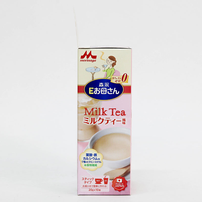 TPBS: Sữa bầu Morinaga E-Okasan Nhật Bản hương trà sữa 200g (10 gói) thương hiệu MORINAGA