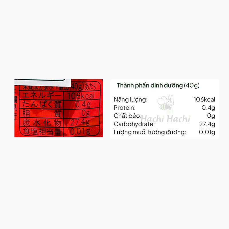 Kẹo dẻo UHA Cororo vị dâu 40g thương hiệu UHA MIKAKUTO