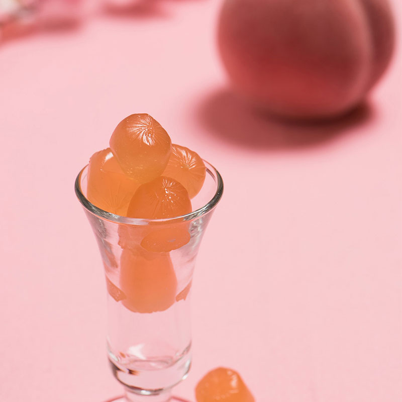 Kẹo dẻo UHA Kororo vị đào trắng 40g  thương hiệu UHA MIKAKUTO