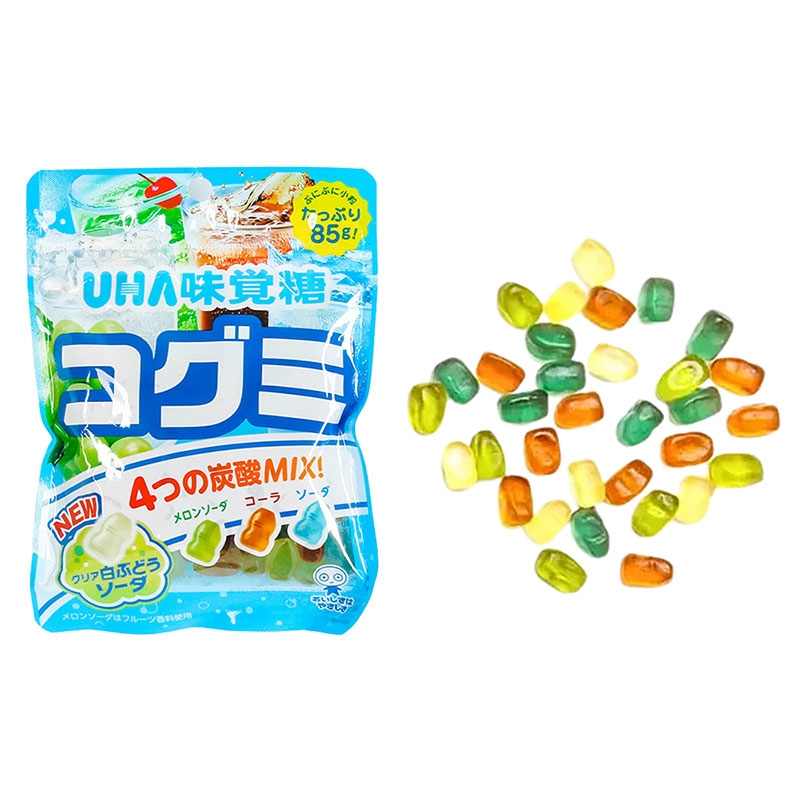 Kẹo dẻo UHA Kogumi vị nước giải khát 85g  thương hiệu UHA MIKAKUTO