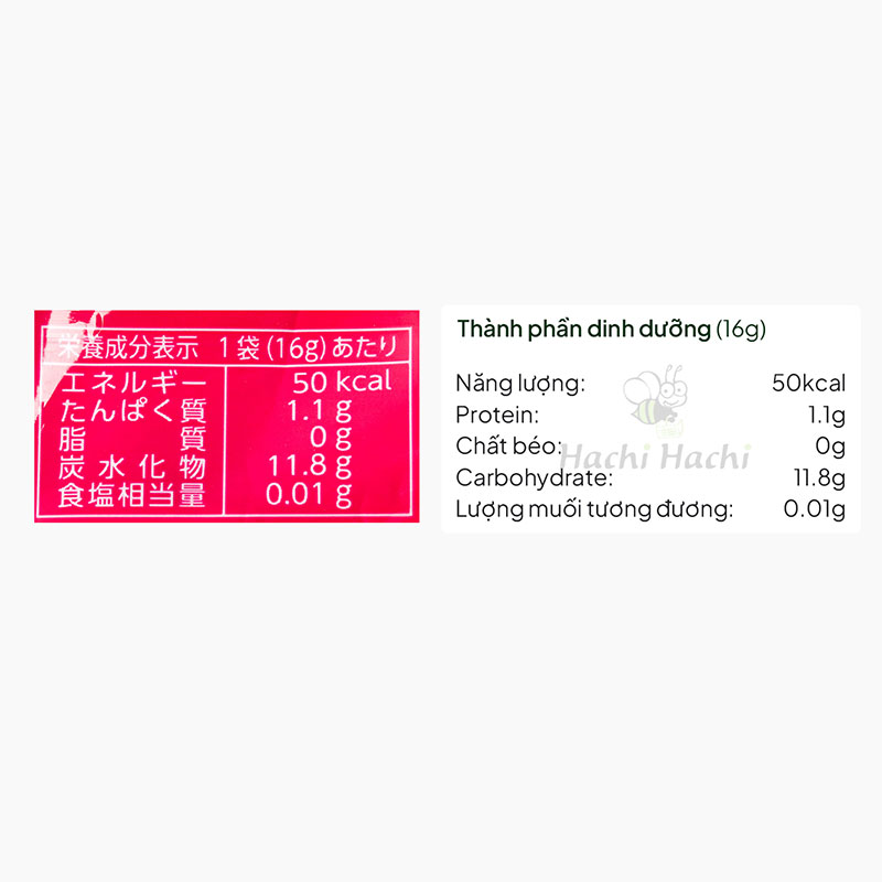 Kẹo dẻo UHA Kogumi hỗn hợp vị trái cây và nước giải khát tổng hợp 128g (16gx8 gói) thương hiệu UHA MIKAKUTO