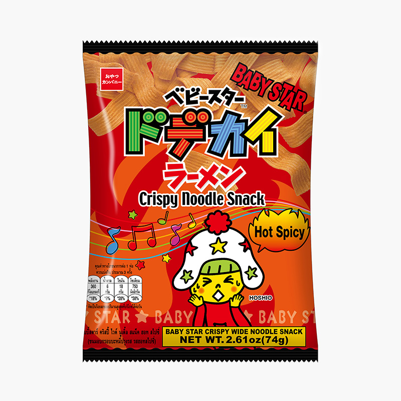 Mì Snack Baby Star vị cay sợi lớn 74g
