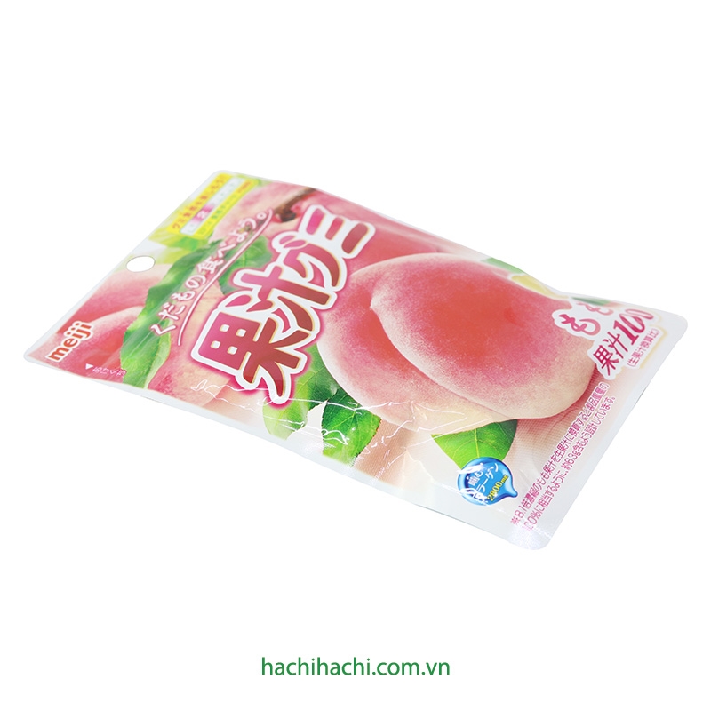 Kẹo dẻo Gummy đào Meiji 51g thương hiệu MEIJI