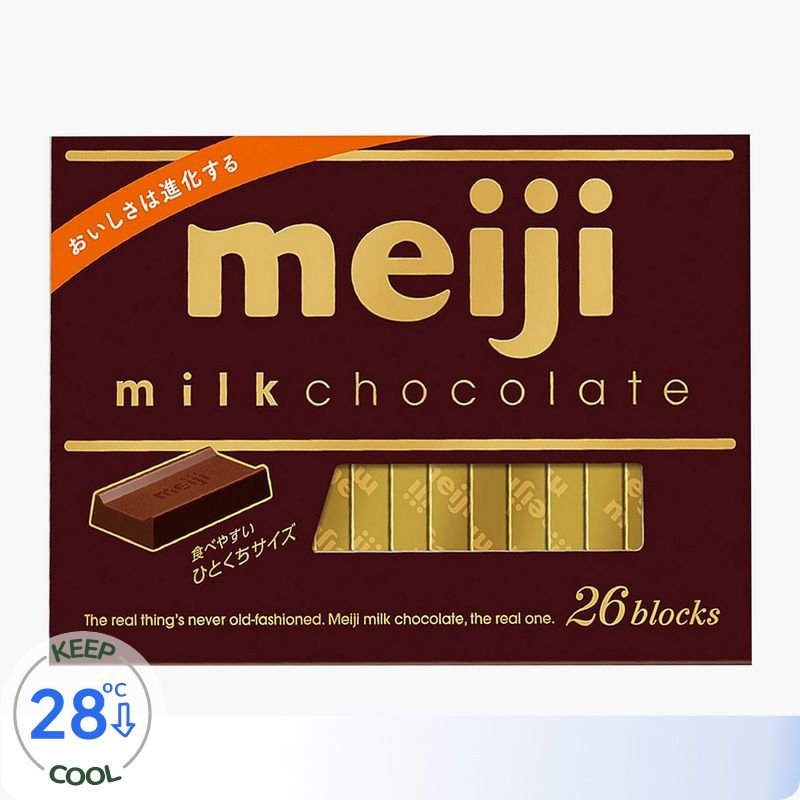 Kẹo socola sữa milk chocolate Meiji 120g (26 cái)