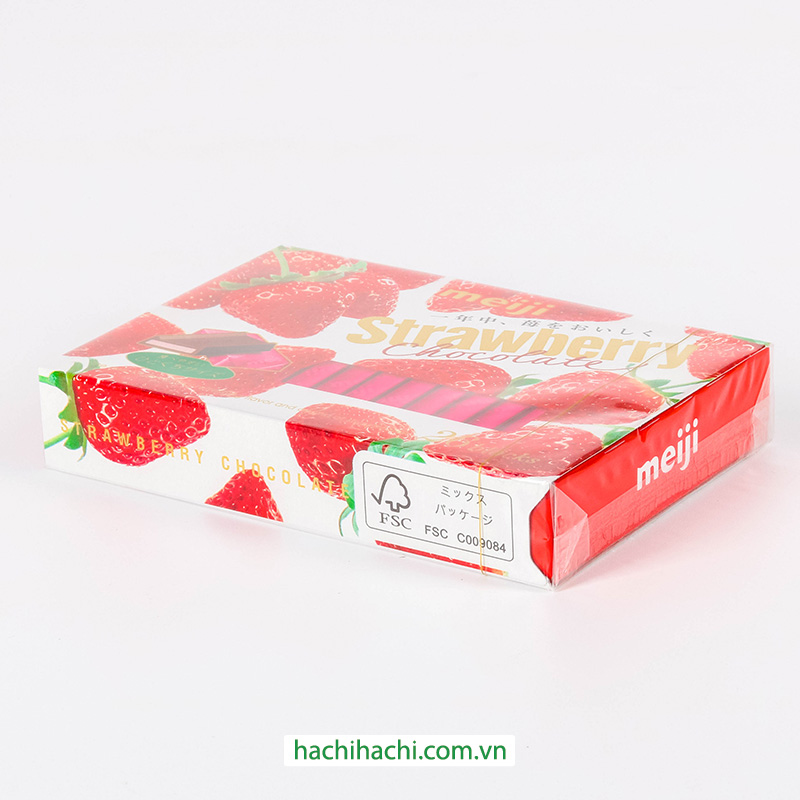 Socola dâu tây Meiji Nhật Bản 120.9g (4.65g x 26 cái) thương hiệu MEIJI