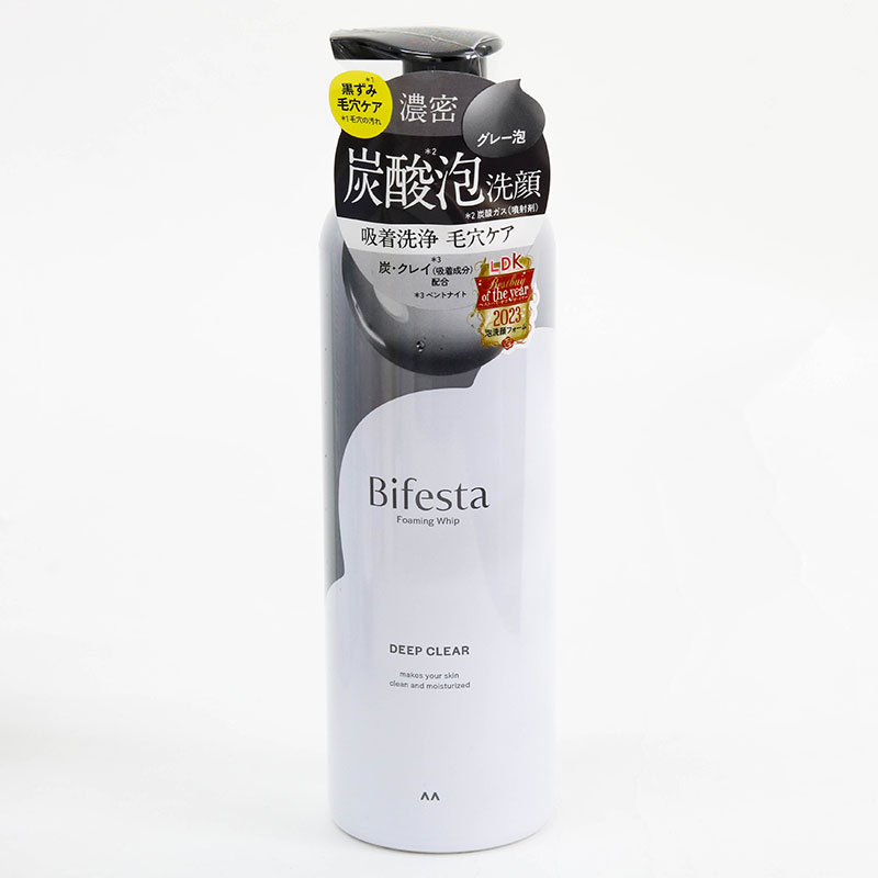 Sữa rửa mặt dạng bọt giảm nhờn, mụn đầu đen Nhật Bản Bifesta Deep Clear 200g thương hiệu 