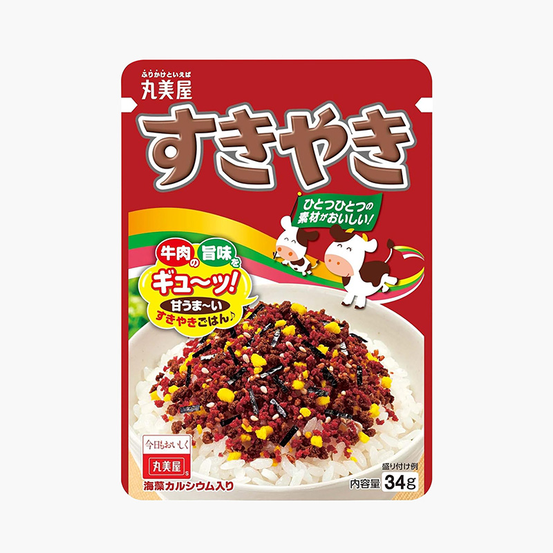 Gia vị rắc cơm thịt bò Sukiyaki Marumiya 34g