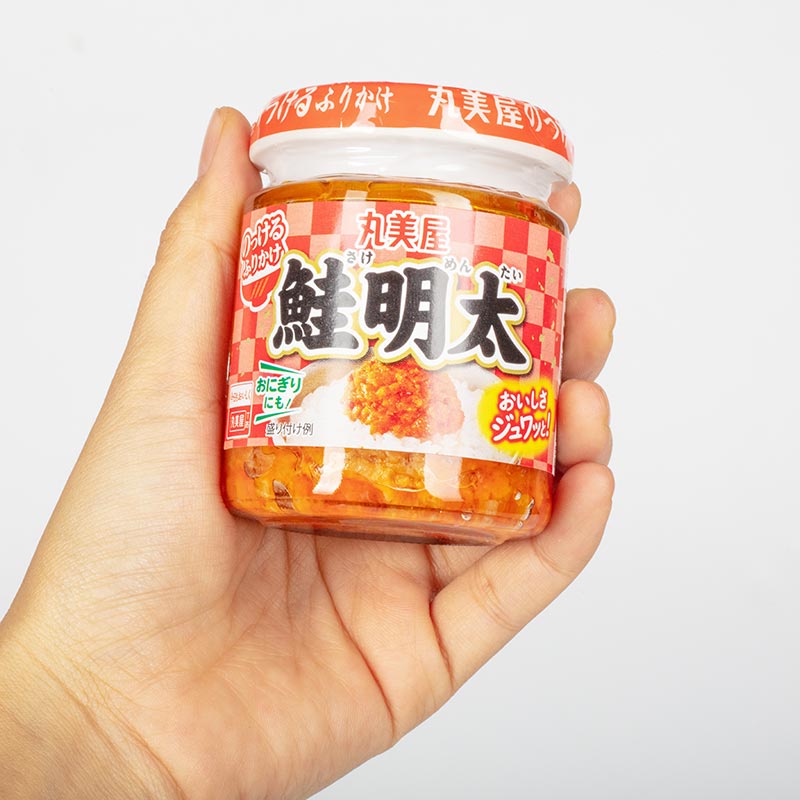 Cá hồi & trứng cá tuyết cay Nhật Bản Marumiya 90g thương hiệu MARUMIYA SHOKUHIN